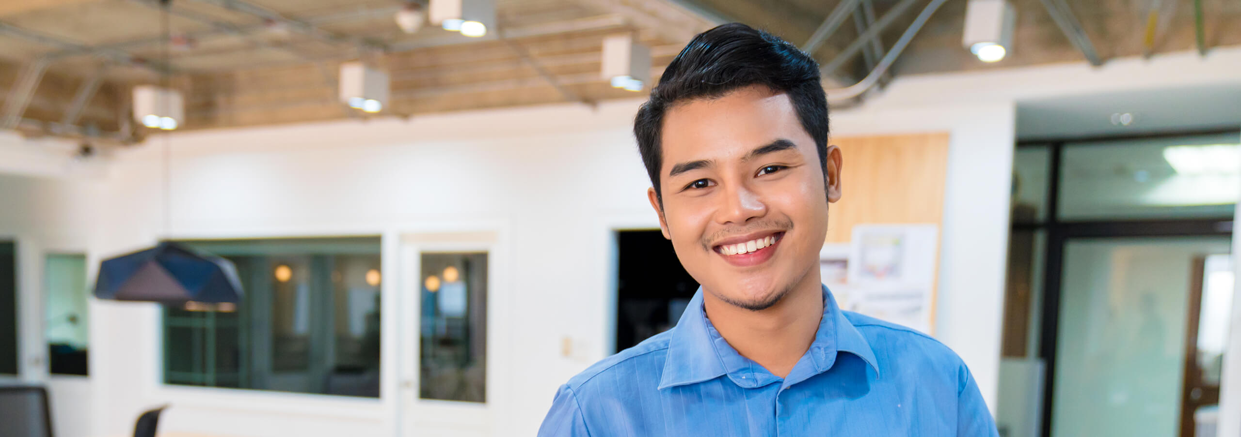 smiling young man